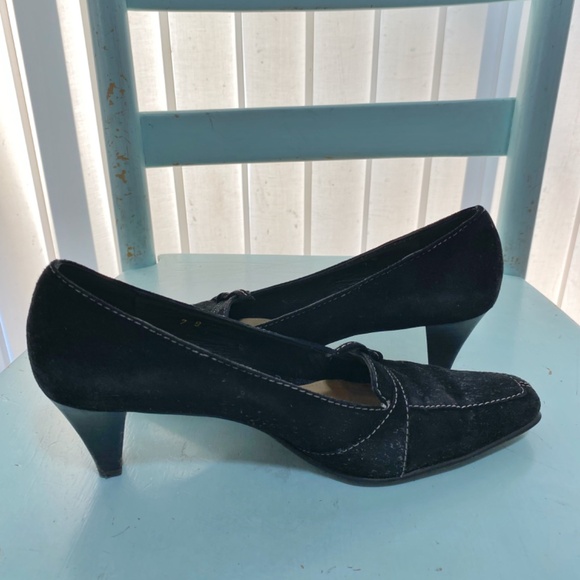 Amalfi Made in Italy Size 8 Women’s Black Pumps - Picture 2 of 8